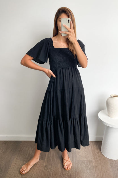 LP | Abito midi femminile senza spalline