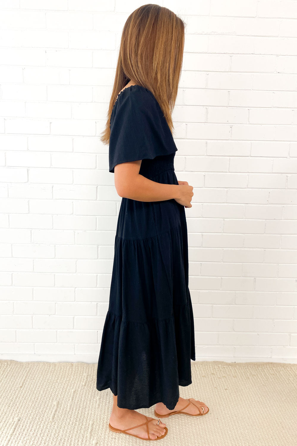 LP | Abito midi femminile senza spalline