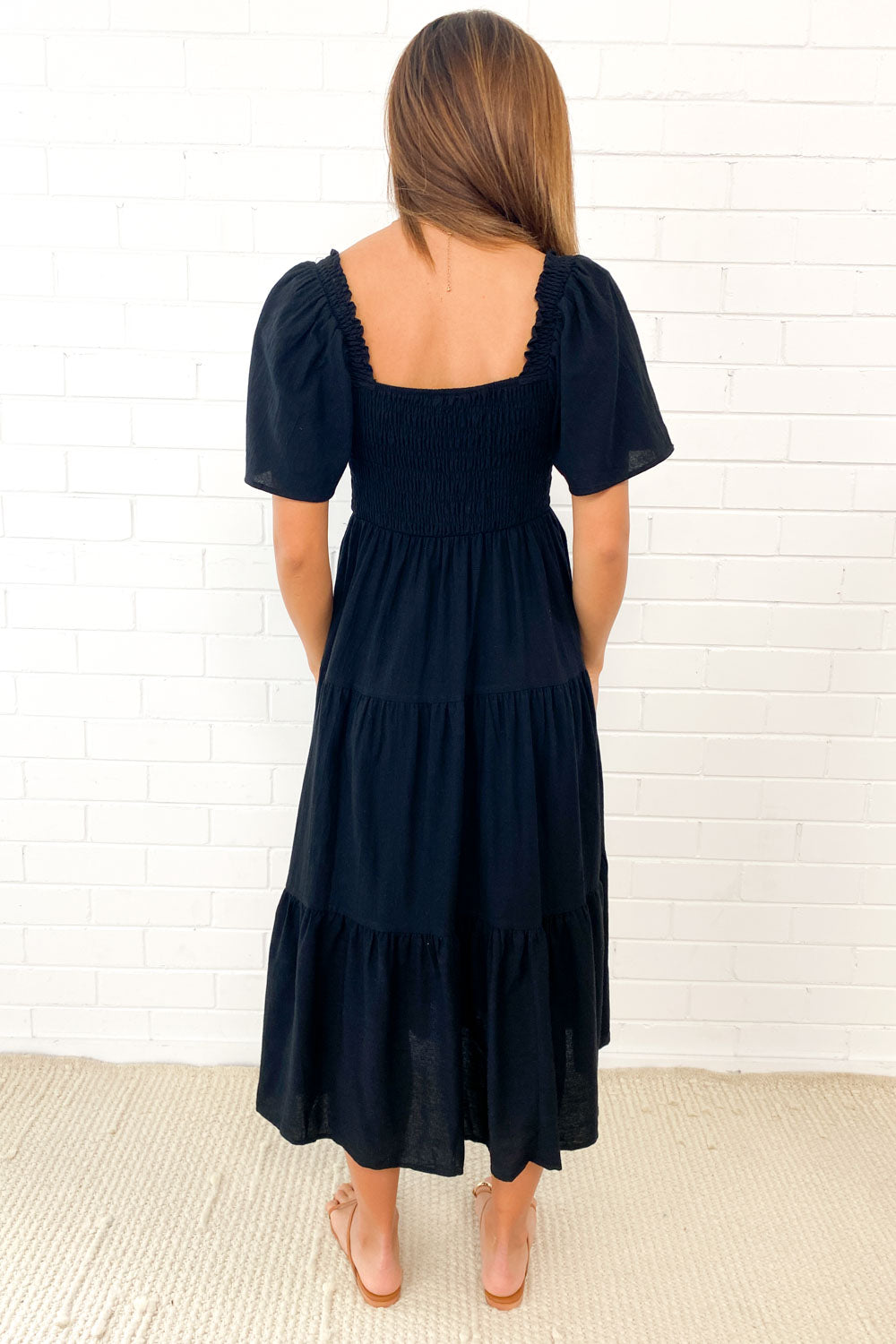 LP | Abito midi femminile senza spalline