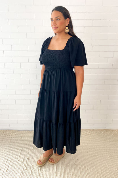 LP | Abito midi femminile senza spalline