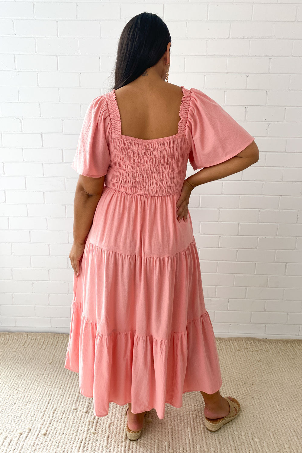 LP | Abito midi femminile senza spalline