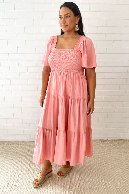 LP | Abito midi femminile senza spalline