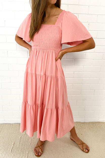 LP | Abito midi femminile senza spalline