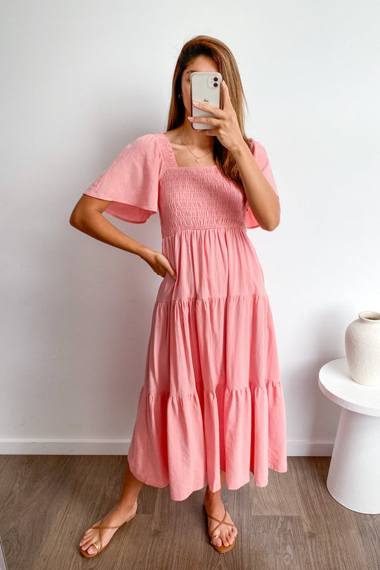LP | Abito midi femminile senza spalline