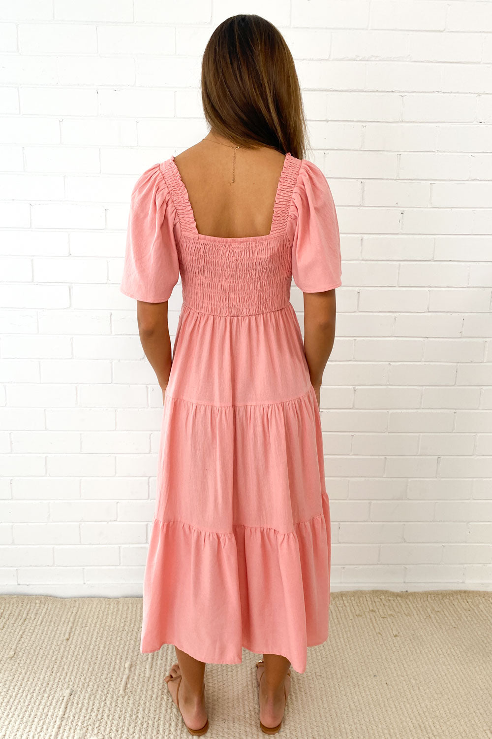 LP | Abito midi femminile senza spalline