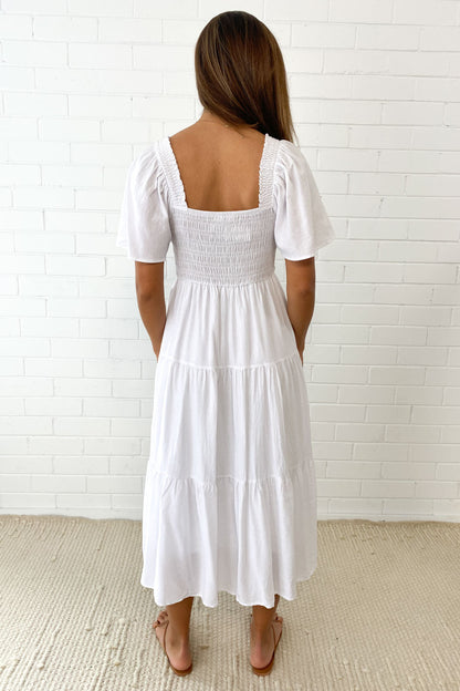 LP | Abito midi femminile senza spalline
