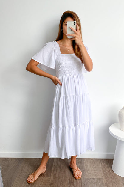 LP | Abito midi femminile senza spalline