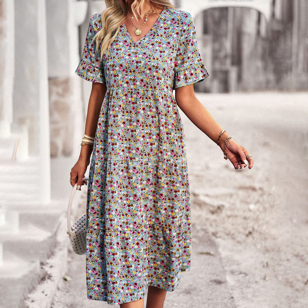 LP | Elegante abito midi floreale