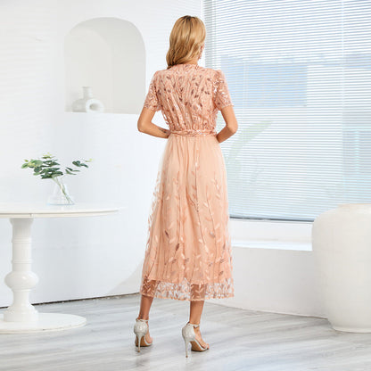 LP | abito midi elegante con stampa floreale