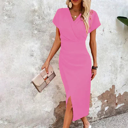 LP | mini abito corto casual con scollo a V per le donne