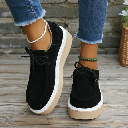 LP | Scarpe da ginnastica casual con plateau in pelle scamosciata
