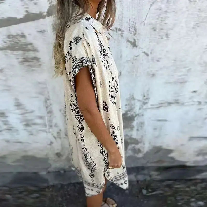 LP | Abito midi con tasche abbottonate