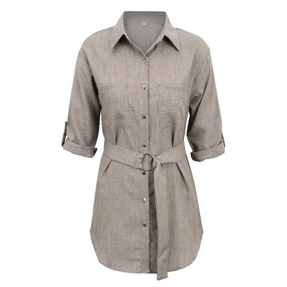 LP | Mini abito elegante con scollo a V profondo e manica 3/4 Donna Moda