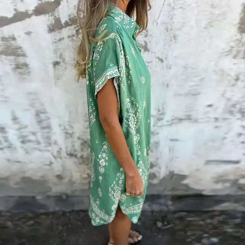 LP | Abito midi con tasche abbottonate
