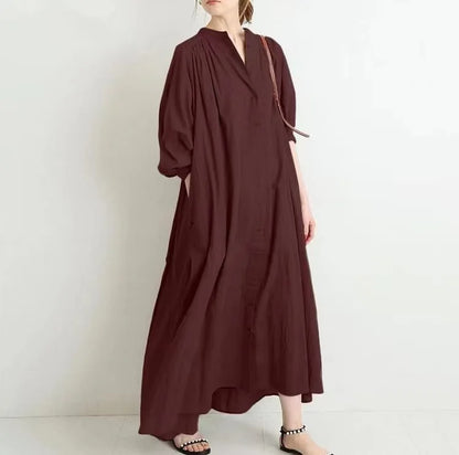 LP | Abito a camicia vintage a maniche lunghe