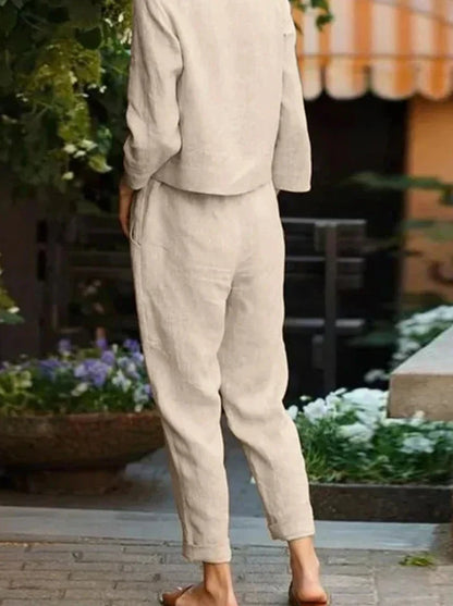LP | Completo rilassato ed elegante di top e pantaloni