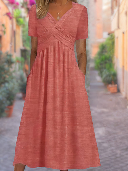 LP | Abito midi con tasche laterali