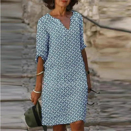 LP | Abito midi con scollo a V