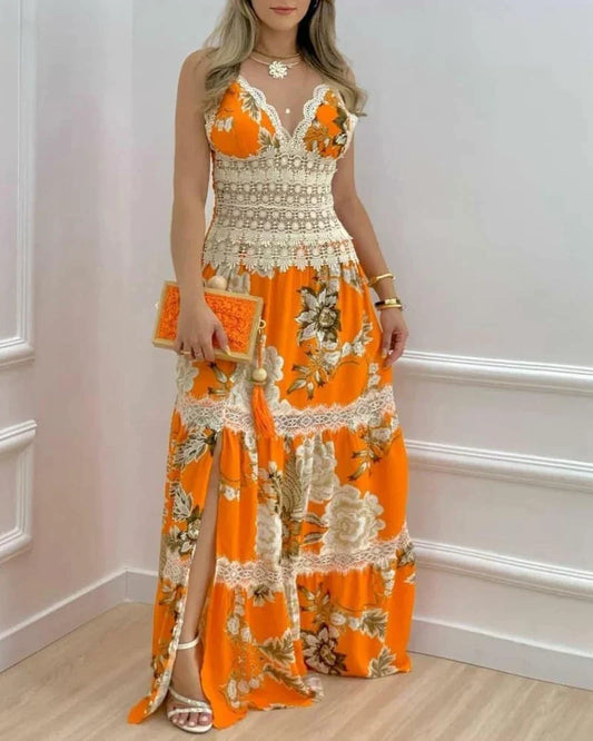 LP | Maxi abito elegante in pizzo