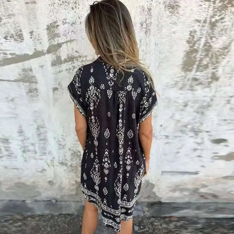 LP | Abito midi con tasche abbottonate