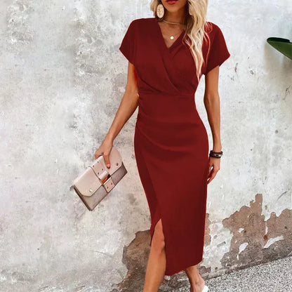 LP | mini abito corto casual con scollo a V per le donne
