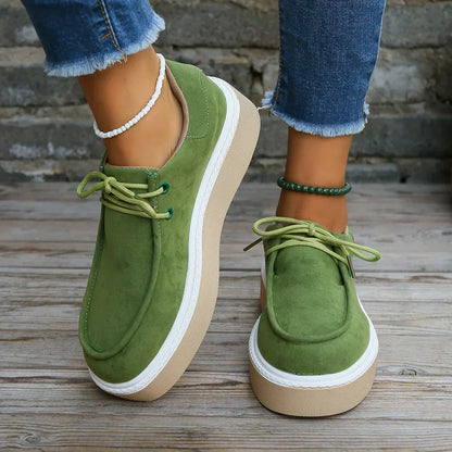 LP | Scarpe da ginnastica casual con plateau in pelle scamosciata