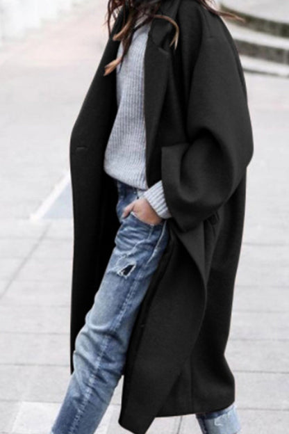 LP | Cappotto elegante con revers oversize