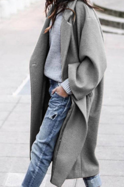 LP | Cappotto elegante con revers oversize