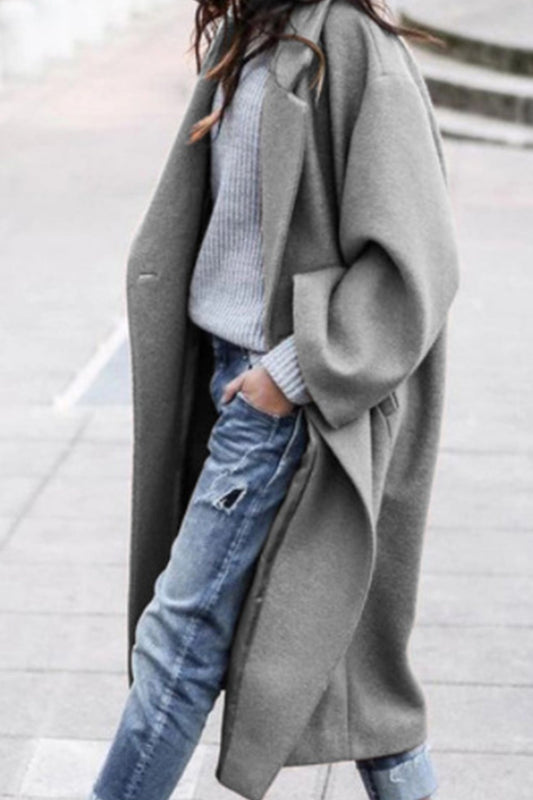 LP | Cappotto elegante con revers oversize