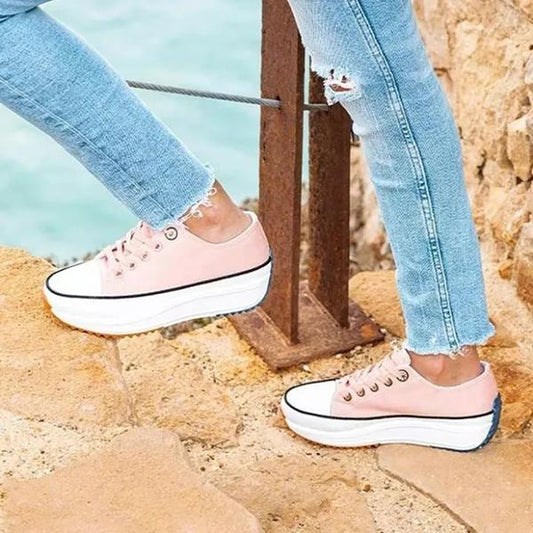 LP | Eleganti scarpe da ginnastica con plateau