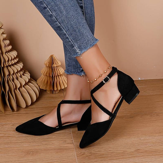 LP | Sandali da donna con tacco basso alla moda