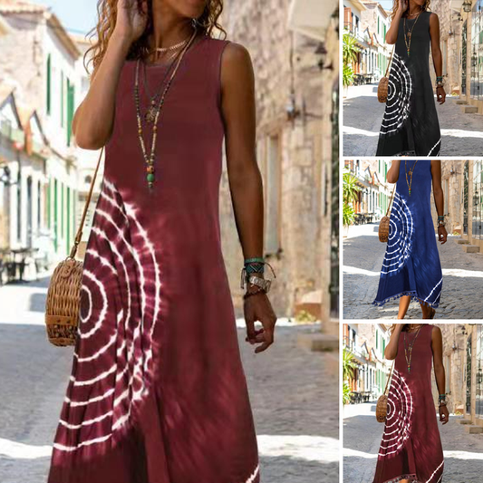 LP | Abito midi senza maniche casual ed elegante per l'estate