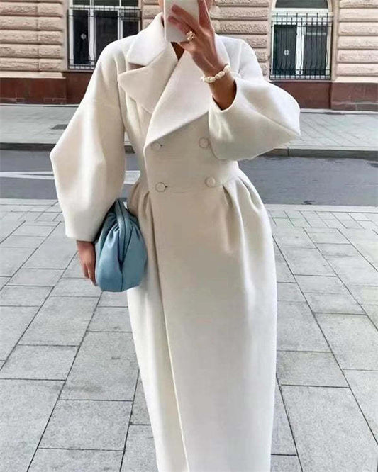 LP | Cappotto vintage con maniche a lanterna e revers in lana