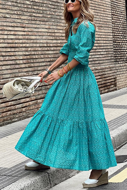 LP | Special Treat Maxi abito stampato con elastico in vita