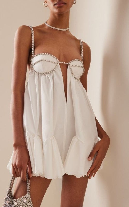 LP | Mini abito bustier con perline