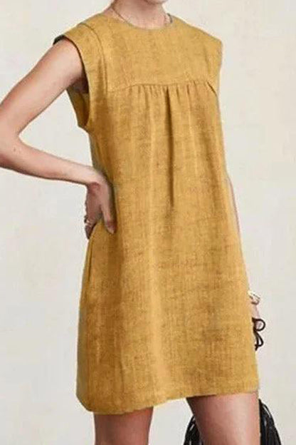 LP | MINI ABITO CASUAL A-LINE SENZA MANICHE