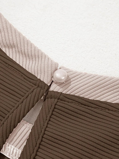 LP | Mini abito con scollo rotondo e maniche lunghe