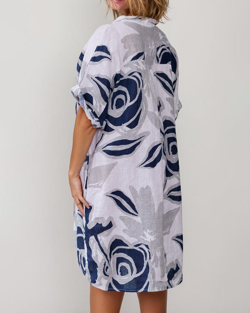 LP | Mini abito casual in cotone e lino