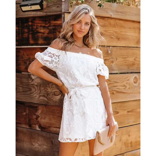 LP | Mini abito in pizzo