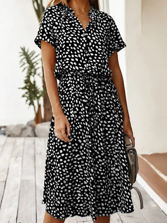 LP | abito midi da donna con cintura