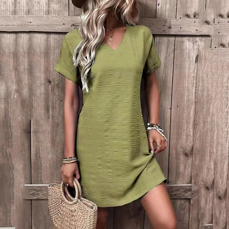 LP | Miniabito Nikki con scollatura a V stretta