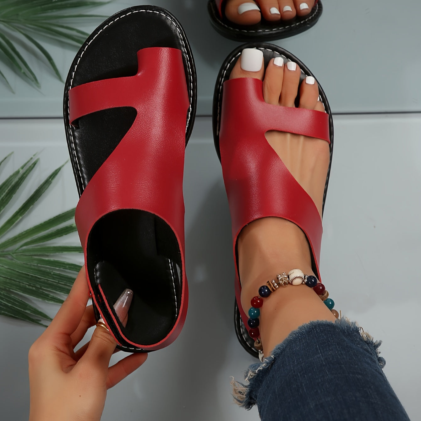 LP | Sandali con punta aperta e cut-out