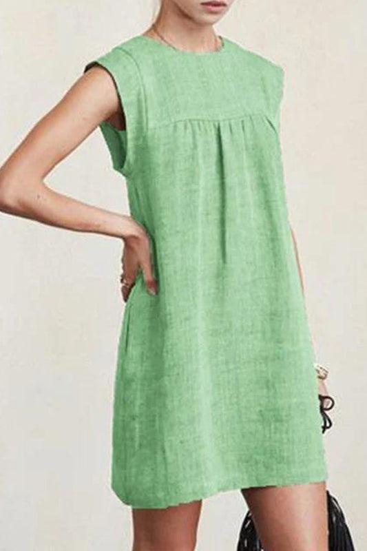 LP | MINI ABITO CASUAL A-LINE SENZA MANICHE