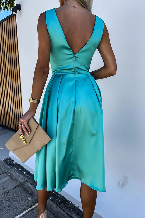 LP | Hold You In My Memory Vestito midi in raso