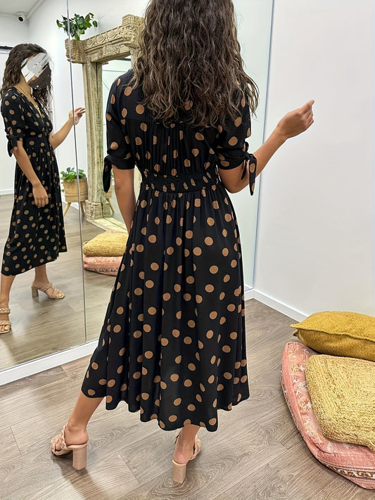 LP | Abito midi chic a pois per ogni occasione