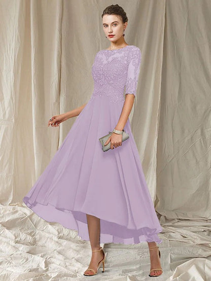 LP | Maxi abito da festa elegante con pizzo
