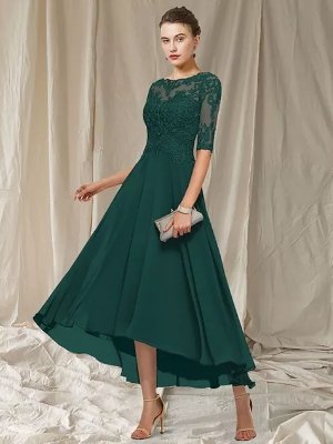 LP | Maxi abito da festa elegante con pizzo