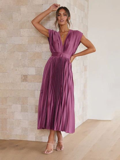 LP | Abito Midi Plissettato ChicSelect