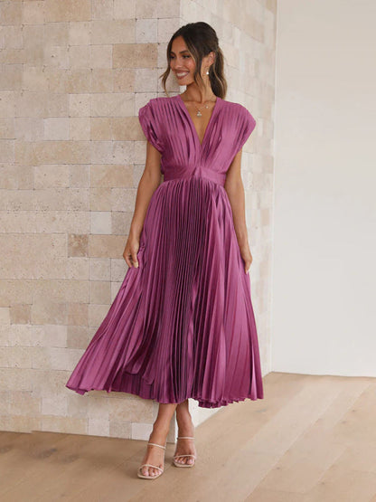 LP | Abito Midi Plissettato ChicSelect