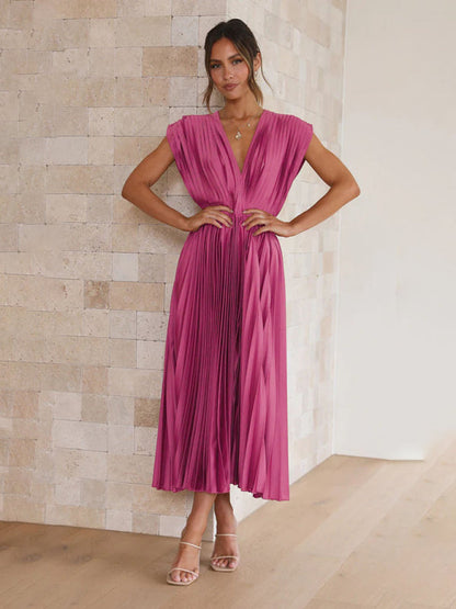 LP | Abito Midi Plissettato ChicSelect
